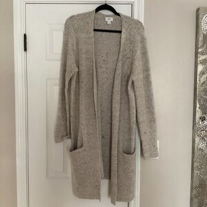 Old Navy Cream Cardigan Sweater Relaxed Fit